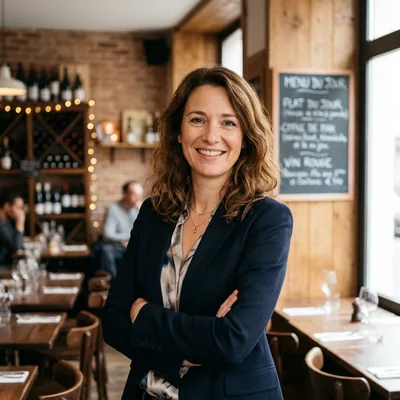 Marie L., Restauratrice à Lyon, cliente OKKO Digital